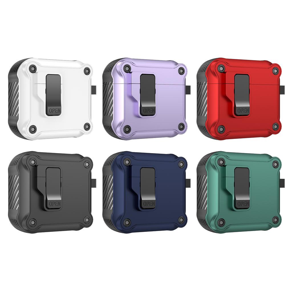 Защитный кейс для наушников-вкладышей Tactical Guard Shell для Pods 4, Защита с автооткрытием верхней крышки и повышенной ударопрочностью