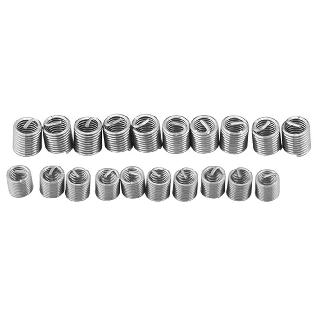 Wire Screw Sleeve, 60pcs Stainless Steel Wire Thread Inserts Repair Kit M3 M4 M5 M6 M8 M10 , Thread Repair Kits