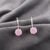 Rose Chalcedony Gemstone Jewelry, 925 Sterling Silver Earring Jewelry, Handmade Gorgeous Earring Gift For Women