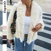 Casual Long-sleeved Jacket for Women 2025 Autumn and Winter Fashion Versatile Simple Solid Color