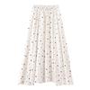 Floral Skirt Printed A-shaped Skirt Women's Summer Polka-dot Skirt