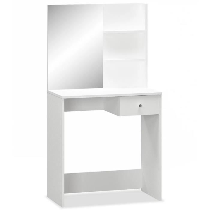 VidaXL Dressing Table Engineered Wood 75x40x141 Cm White 244861