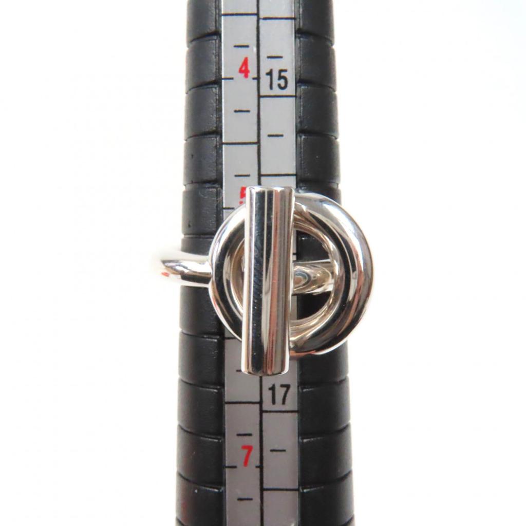 Excellent HERMES Ring Echapp MM Silver AG925 Women Used