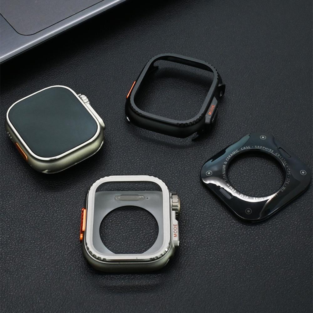 Металлический корпус для Apple Watch Ultra 3/2 49 мм 11 10 46 мм 9 8 7 45 мм Защитный бампер из алюминиевого сплава для Iwatch SE 44 мм Прочный бампер
