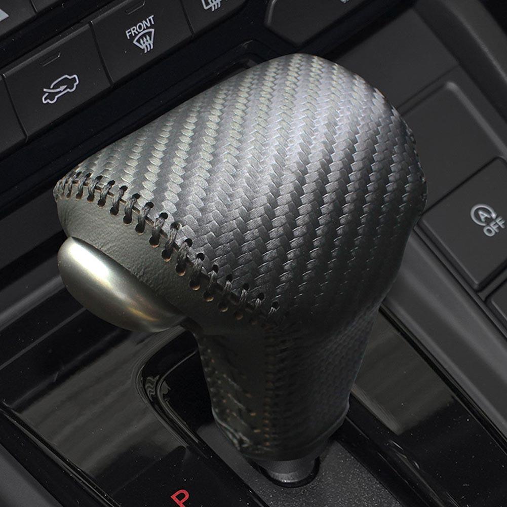 Чехол на рычаг переключения передач автомобиля, кожаный чехол на рычаг переключения передач, подходит для Honda 2017 2018 2019 2020 2024 2024, черный кожаный чехол на ручку переключения передач