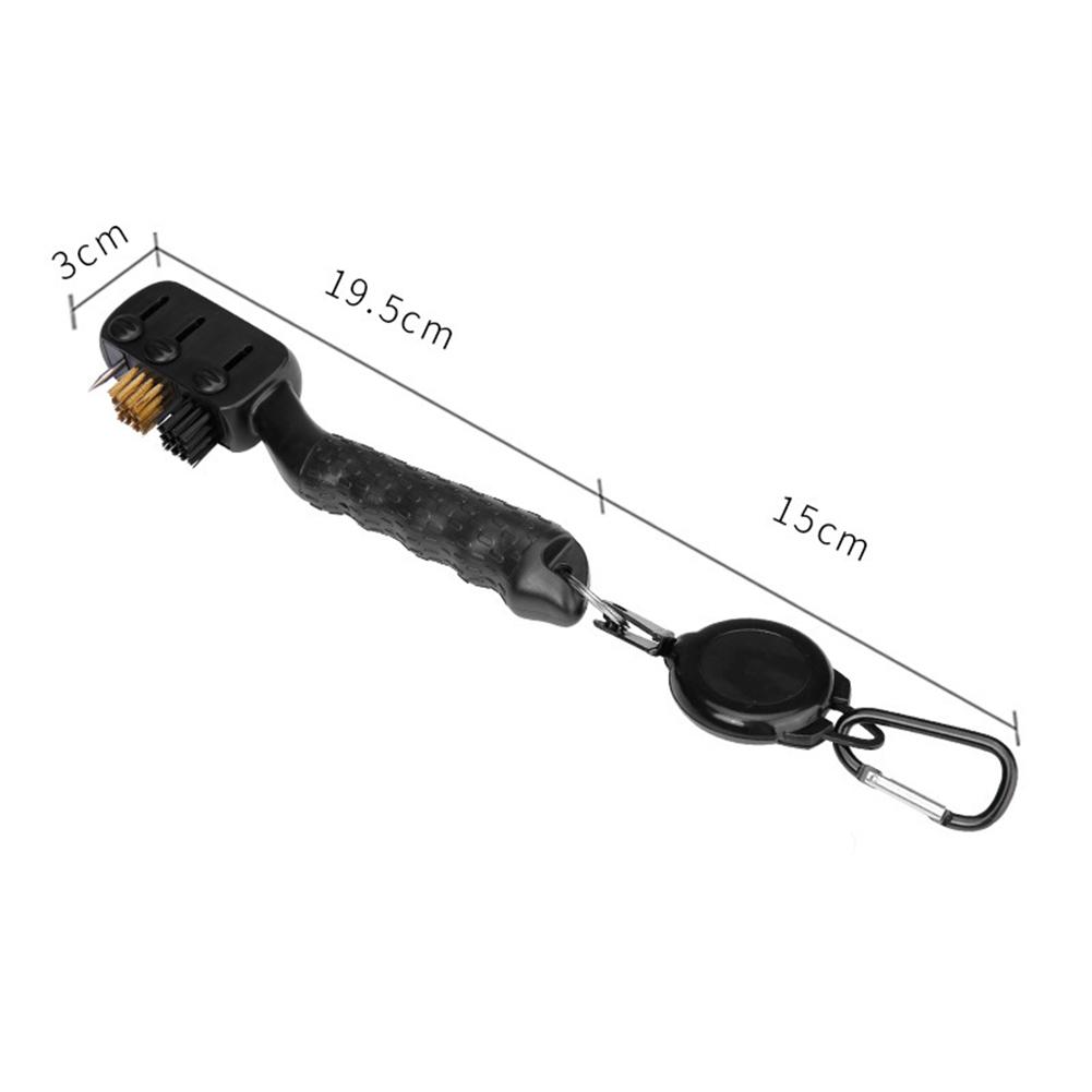 Retractable Multiple Use Golf Club Cleaner Tool Golf Club Brush Golf Club Cleaning Kit With Golf Groove Sharpening Tool