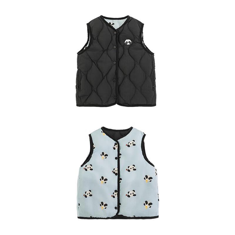 Youyou Boys' Reversible DuPont Down Winter Vest & Jacket