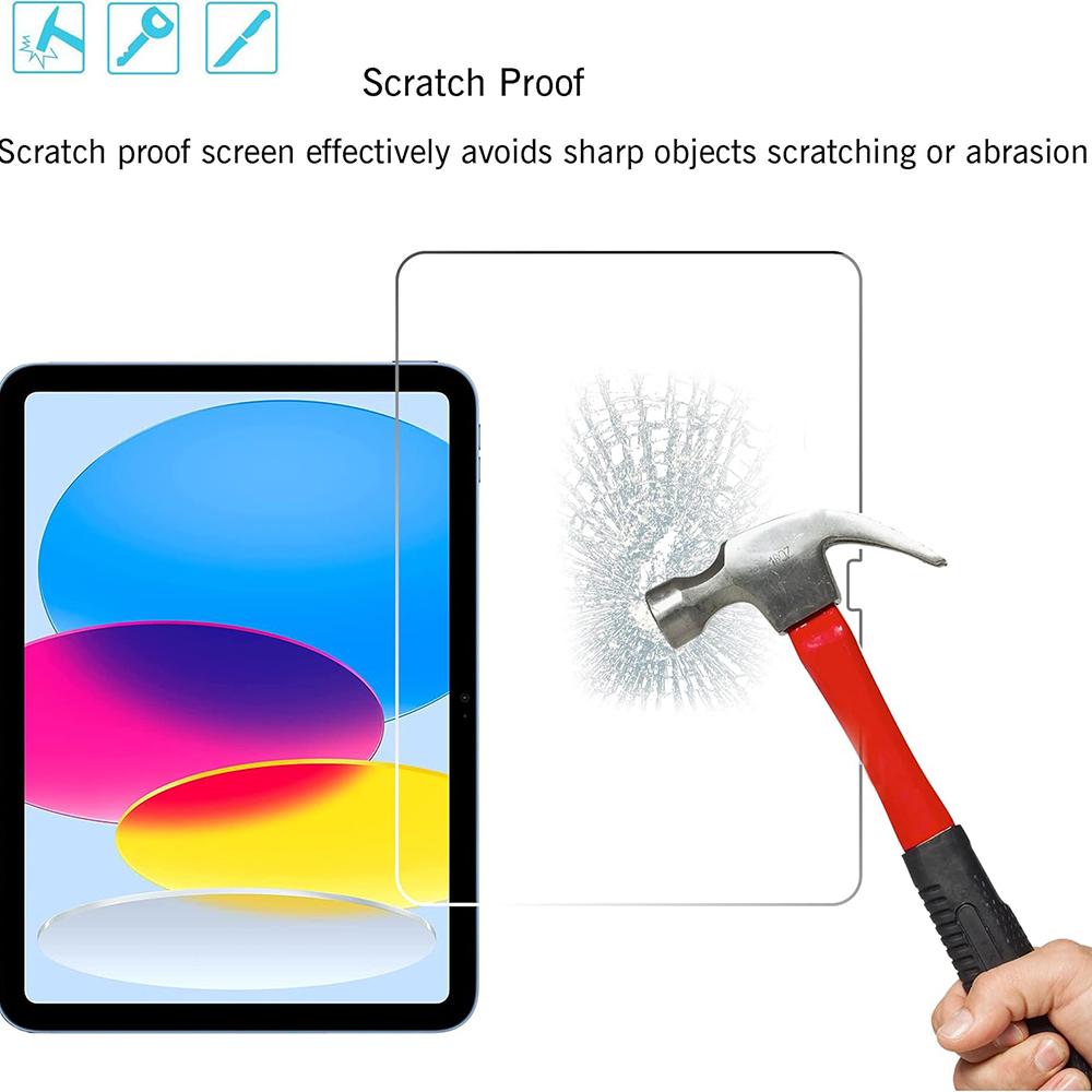 Защитные стекла для экрана iPad 12-го поколения A18, Ультрачувствительные, Совместимые с чехлами, Защитная пленка от царапин для iPad 12-го поколения 2026