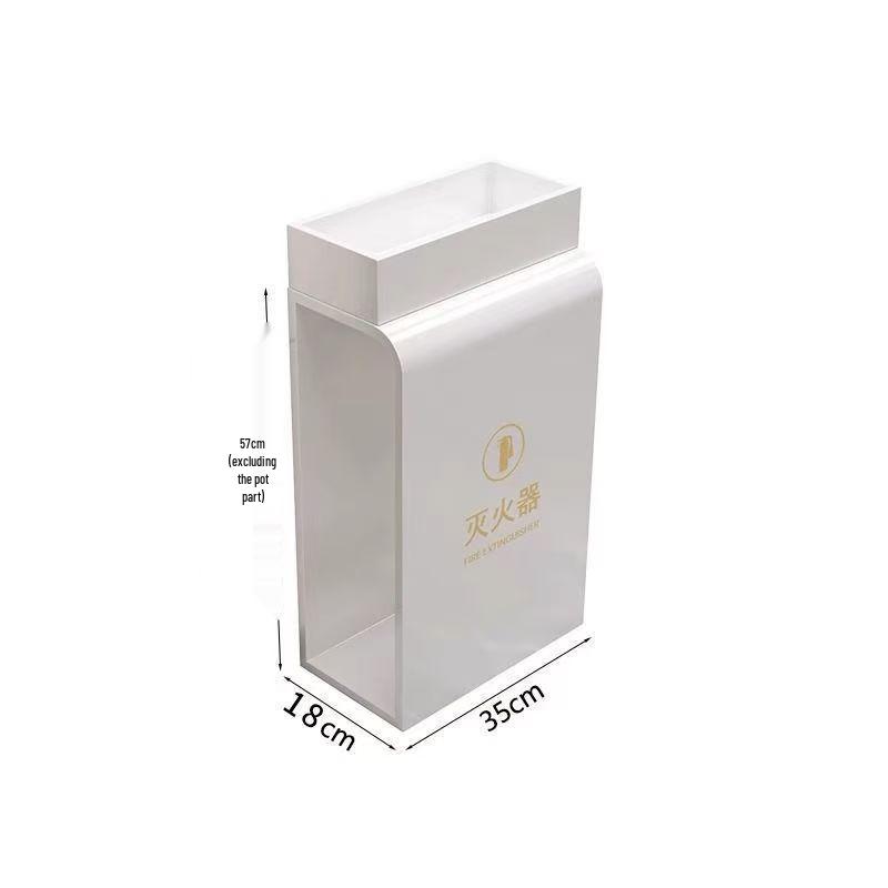 Fire Extinguisher Rack with Storage and Safety Cover for Dry Powder