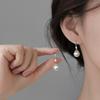 Серьги-подвески с жемчугом из стерлингового серебра Женские Роскошные Элегантные Украшения