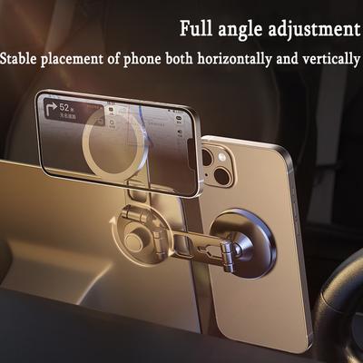 Магнитный автомобильный держатель для телефона, подставка, магнитное автомобильное крепление, поддержка GPS, мобильный кронштейн в автомобиле для Macsafe iPhone 15 14 13 12 Samsung Xiaomi