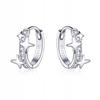 SILVER STARS S925 Hoop Earrings