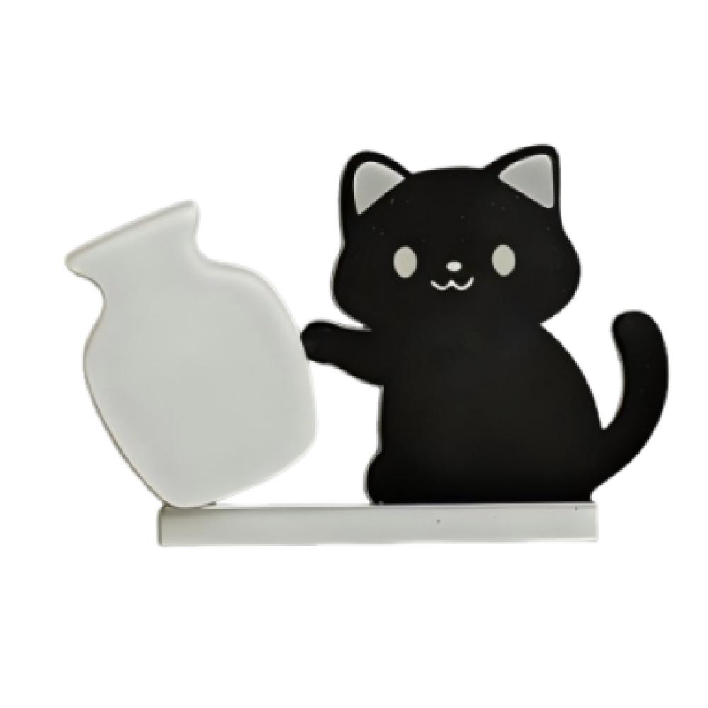 Creative Cat Refrigerator Magnet Acrylic Pet Hair Collector Fridge Magnet Vase Decor  Kitchen Use
