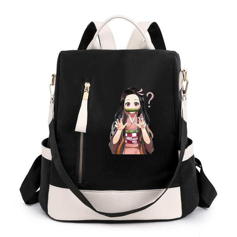 Stylish Oxford Nylon Backpack Women Streetwear Travel School Bag With Waterproof Anti-Theft Features