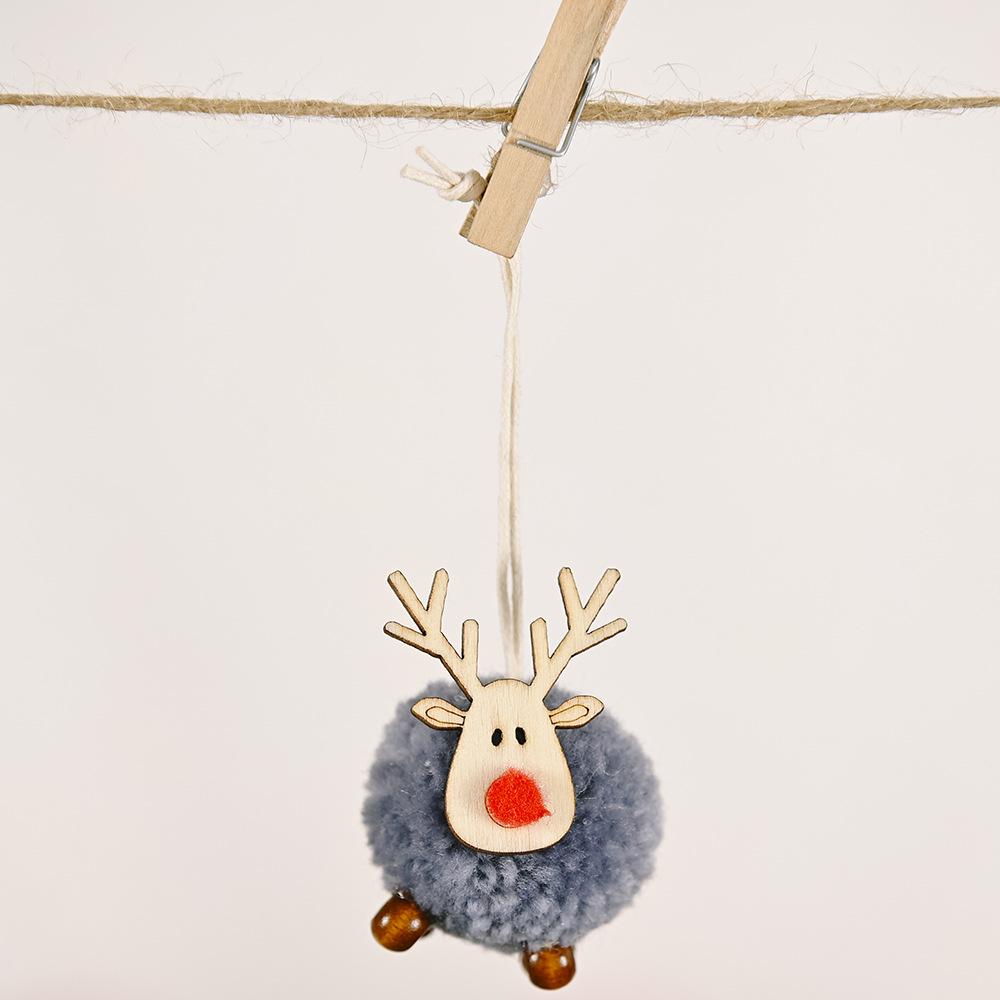 Felt Reindeer Ornament - Creative Christmas Tree Moose Pendant Decoration & Gift
