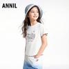Вязаный топ с коротким рукавом для девочек Annil