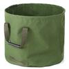 Garden Waste Bag Collapsible Canvas Reusable Water Resistant Garden Yard Leaf Waste Bag Waste Sack with Handles Storage