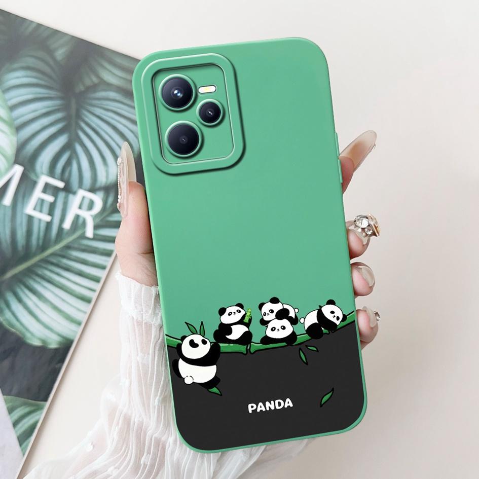 Чехол для Realme C35 Чехол для телефона Realme Narzo 50A Prime Милый мультяшный Защита камеры Мягкий Funda Для Realme Narzo 50A C 35 Coque