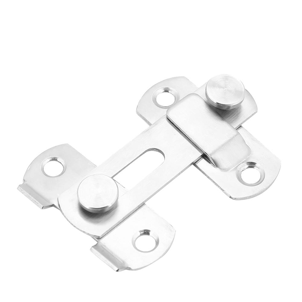 Stainless Steel Latch Lock for Window Cabinet Pet Cage Sliding Door Accessorries