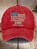 New anniversary D print baseball cap, trendy hat, adult casual baseball cap
