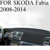 ДЛЯ SKODA Fabia 2008-2014 Автомобильный коврик на панель приборов Dashmat Покрытие на панель приборов Солнцезащитный коврик Аксессуары