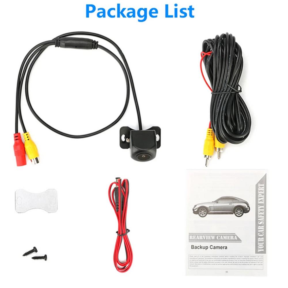 Автомобильная камера заднего вида с ночным видением, резервная камера заднего вида, водонепроницаемая камера заднего вида для автоаудио, автомобильного монитора, AV-порта