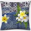 Vivid Plant Print Pattern Cushion Cover for Home Living Room Sofa Bedroom Car Office Decoration Pillow