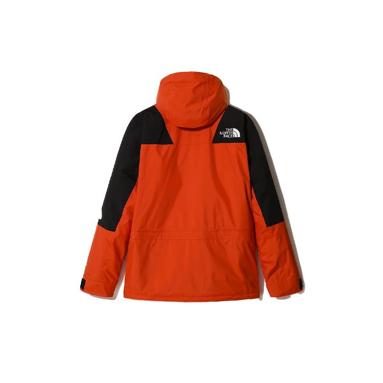 THE NORTH FACE Windbreaker Jackets Men's Orange Yellow Hooded Moderate NF0A3XY5-EMJ