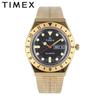 TIMEX Quartz TW2V18800 TIMEX Q 38mm Day Date Black Gold Stainless Wrist Watch For Men