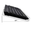 Acrylic Notebook Computer Keyboard Holder Ergonomic Z Shape Anti-skid Office Working Keypad Display Stand Accessories