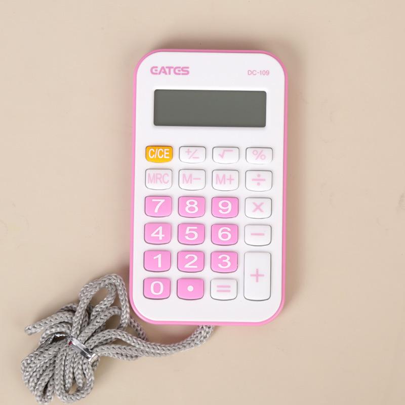 Студенческий калькулятор Простой дизайн Базовый калькулятор Высокочувствительная кнопка Портативный калькулятор Студенческие канцелярские принадлежности