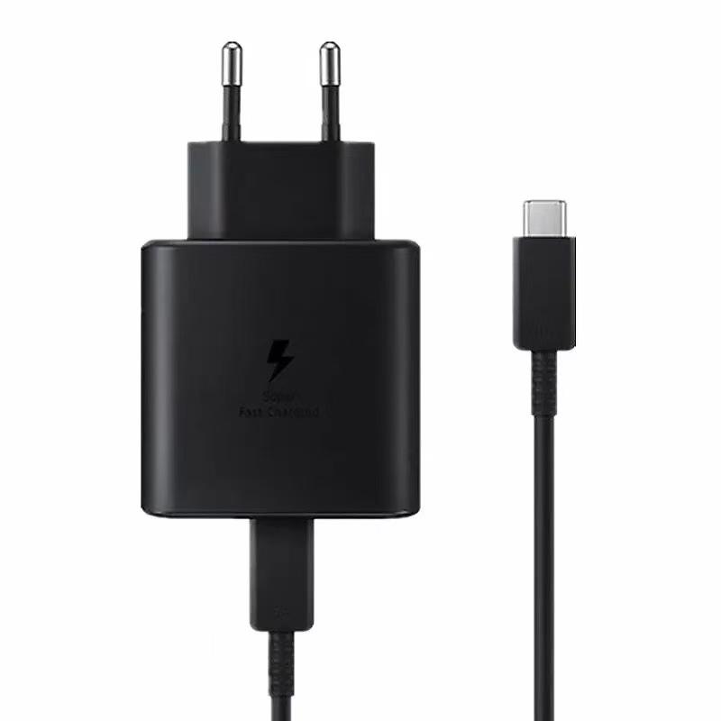 Быстрое зарядное устройство 45 Вт EU USB-C с кабелем данных USB-C длиной 2 метра, зарядное устройство с интерфейсом USB-C для мобильных телефонов с интерфейсом type-c
