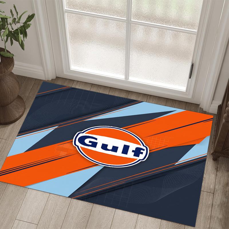 Gulf Design Crystal Velvet Carpet Cozy Non?Slip Printed Rug For Bedroom Living Room Entrance