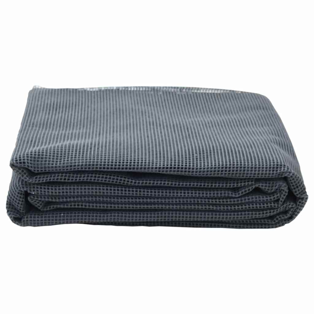 Tent Rug Anthracite Grey 200 x 200 cm Polyester