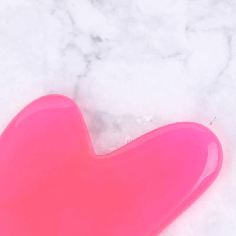 Массажная пластина для лица Гуаша, скребковая пластина для лица и тела