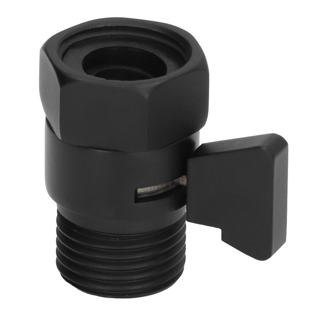 Шаровой кран G1/2 Латунный кран для регулировки воды Черный клапан для лейки душа для дома ванной комнаты