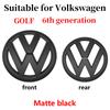 Car Front Grille Rear Trunk Emblem Lid Cover Logo Sticker Badge Decoration Accessories For Volkswagen VW Golf 6 MK6 2009-2012 zl6