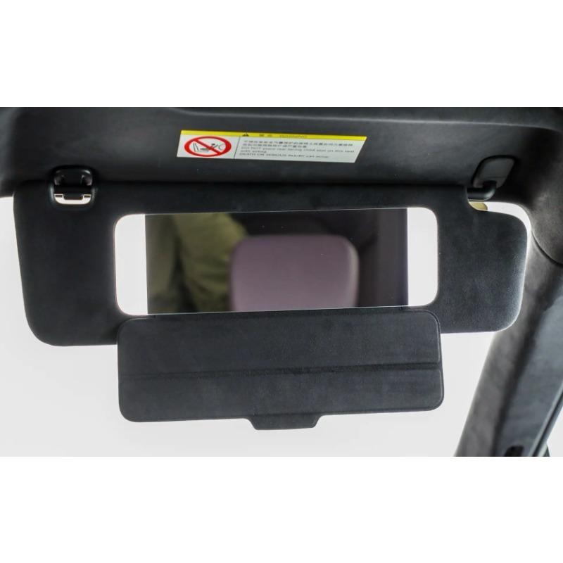 Sun Visor with Makeup Mirror Shade Magnetic Fabric Suede Left Right for Xiaomi SU7 Brand New