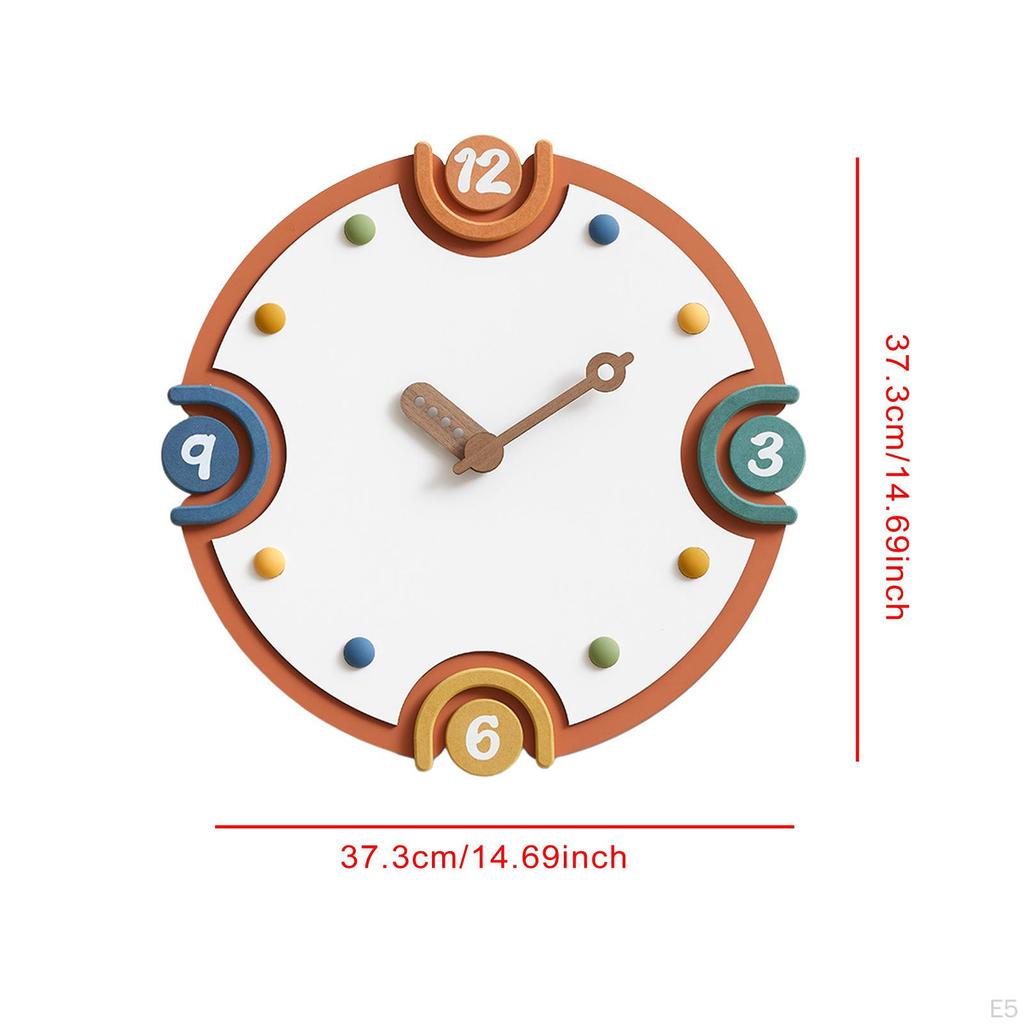 Круглые настенные часы для украшения домашнего офиса и гостиной