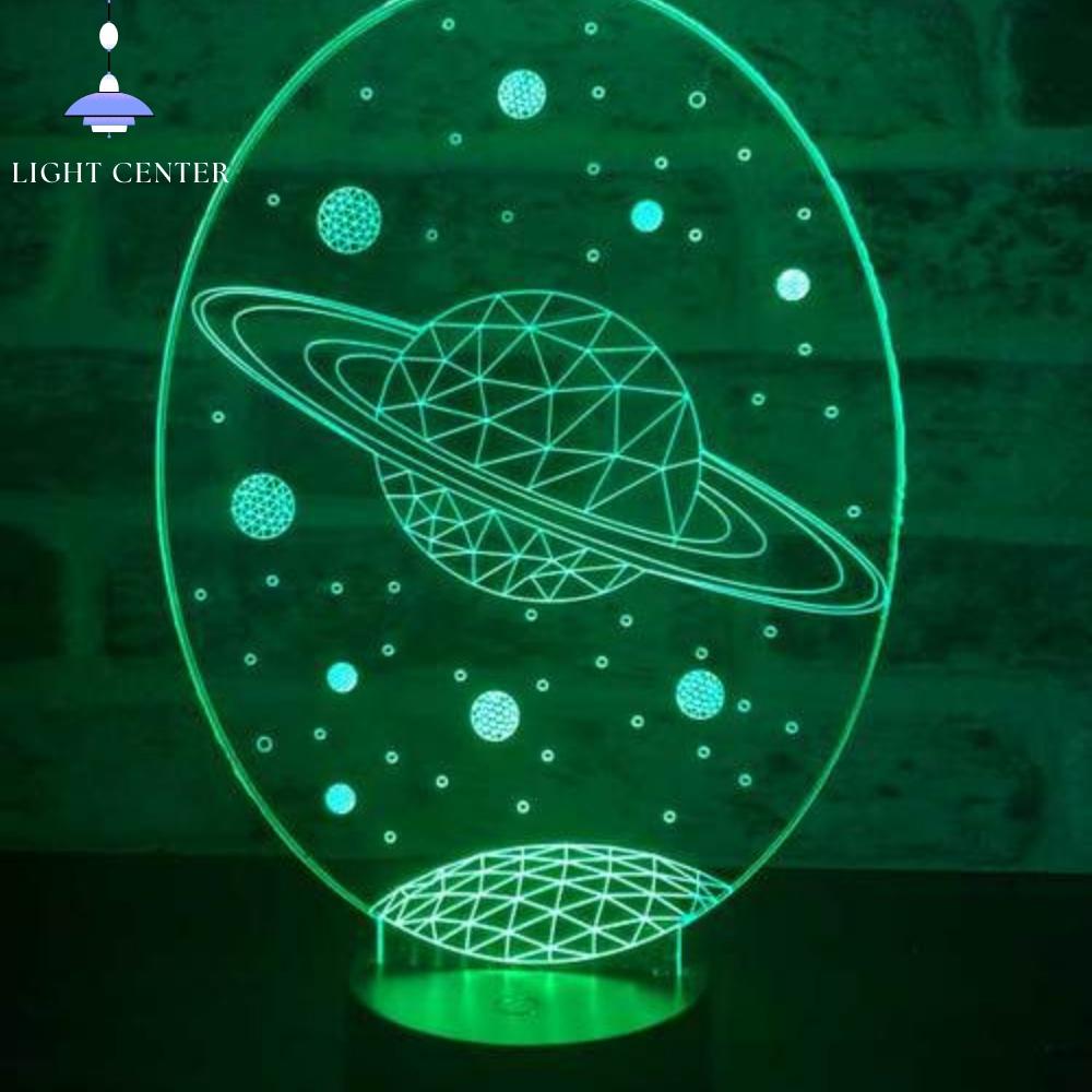 3d Galaxy Saturn Светодиодная настольная лампа Светодиодная настольная лампа Декор для спальни Прикроватные лампы Прохладный светильник для спальни Домашний декор Классные вещи