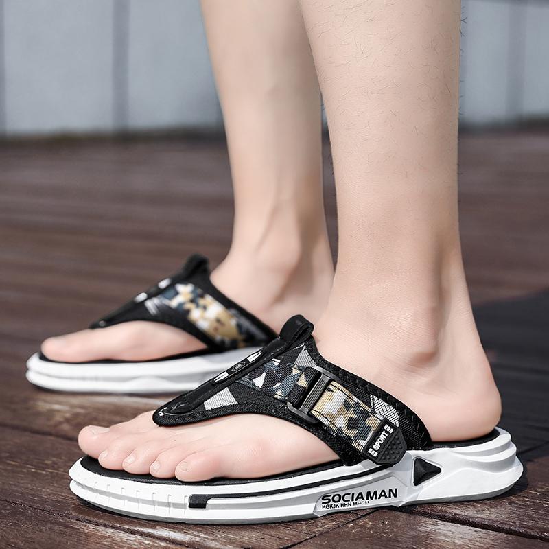 Summer Flip Flops Mens Slippers Casual Shoes Beach Sandals Outdoor Slides Walking Comfort Designer Luxury