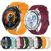 18mm 22mm Watch Strap For Huawei Watch GT 5 4 46mm Watch 4 5 Pro GT 3 2 Pro 46 Mm Silicone Wristband Strap For Huawei GT5 Correa