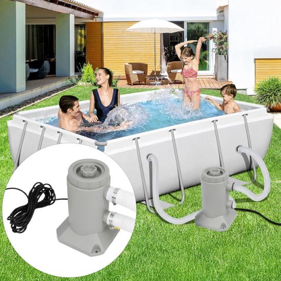 Swimming Pool Filter Pump 530GPH Electric Filter Pump Low Noise 120V 60Hz Above Ground Pool Filter Pump for Small Pool Fish Pond