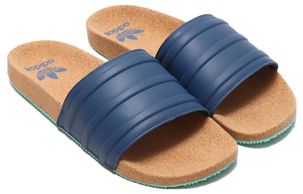 adidas Шлепанцы Adilette Premium 'Cork Pack - Night Indigo' GZ0061