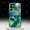 Cute Hippo Hippopotamus Phone Case For Samsung S25,S24,S21,S22,S23,S30,Ultra,S20,Plus,Fe,Lite,Note,10,9,5G Black Cover