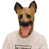 Dog Head Mask Latex Animal Costume Halloween Party Prop Shepherd Design