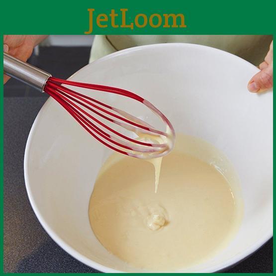 Factory Custom Stainless Steel 304 Egg Beater Cream Whisk Mixer 10 Inch Yellow Silicone