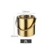 Double Walled Cooler Bucket Stainless Steel Ice Bucket With Comfortable Carry Handle Beverage Tub Wine/Drinking/Beer Cooler