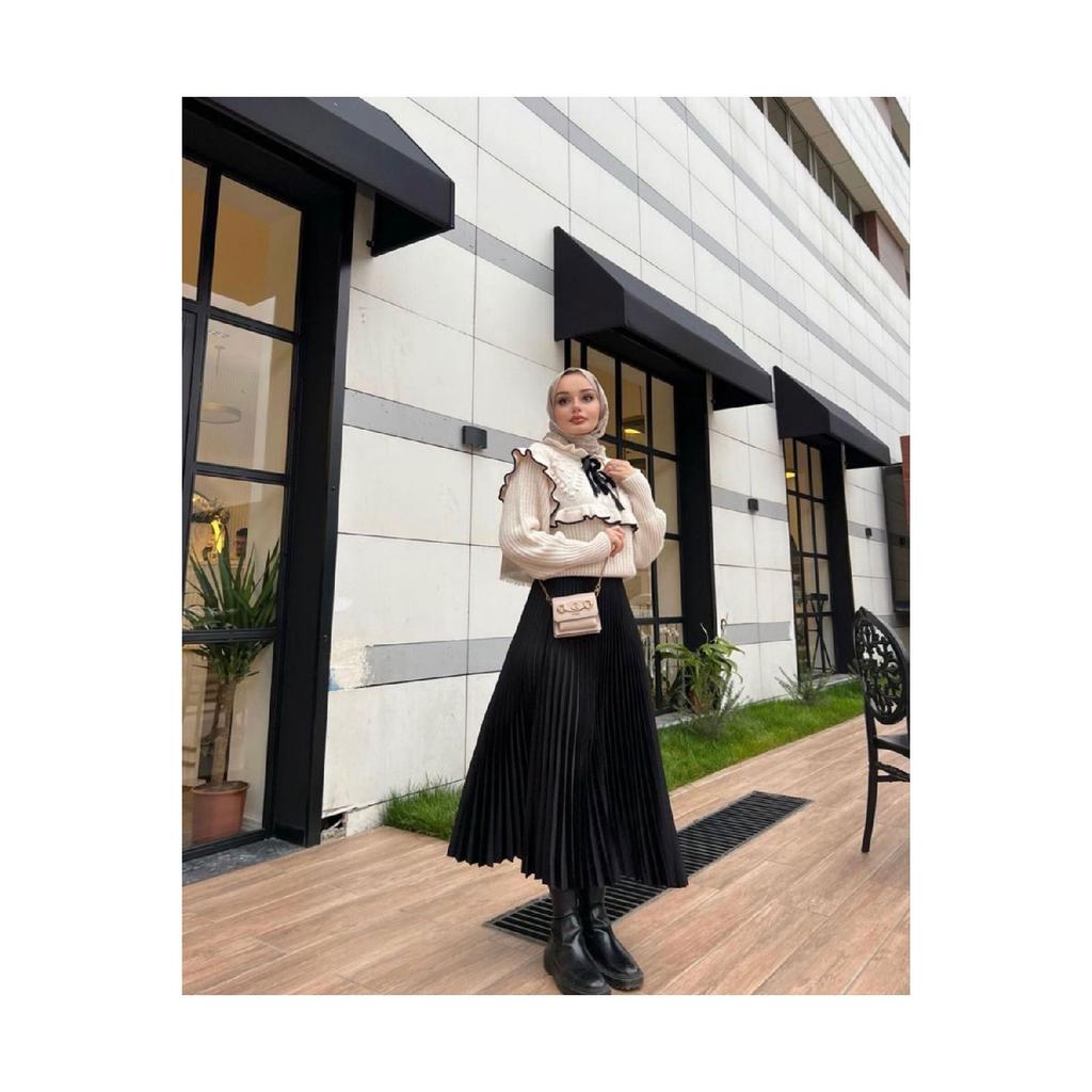 Плиссированная юбка в хиджабе