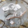 Womens Slippers Summer Fashion Transparent Belt Metal Decoration Box Shaped Square Alien Heel High Heels Sandals